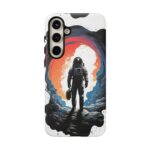 Astronaut Case, Tough Phone Cover, Galaxy Art Protector, Space Lover Gift, Unique Mobile Accessory