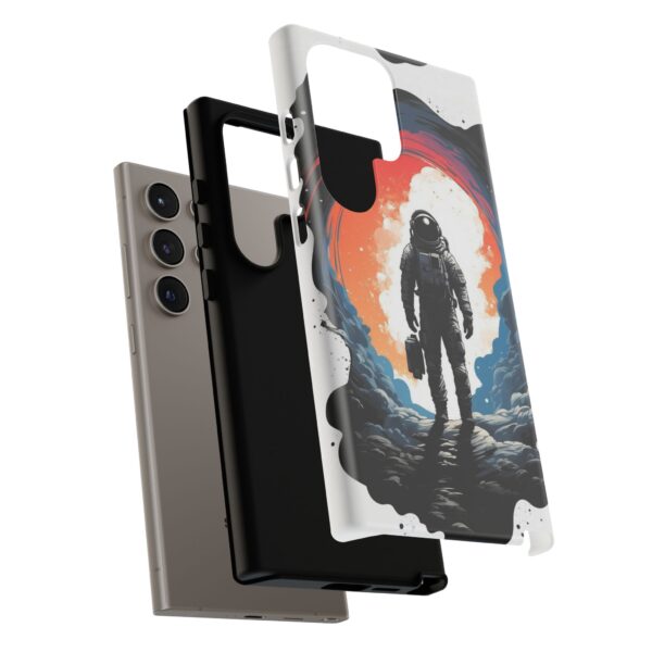 Astronaut Case, Tough Phone Cover, Galaxy Art Protector, Space Lover Gift, Unique Mobile Accessory