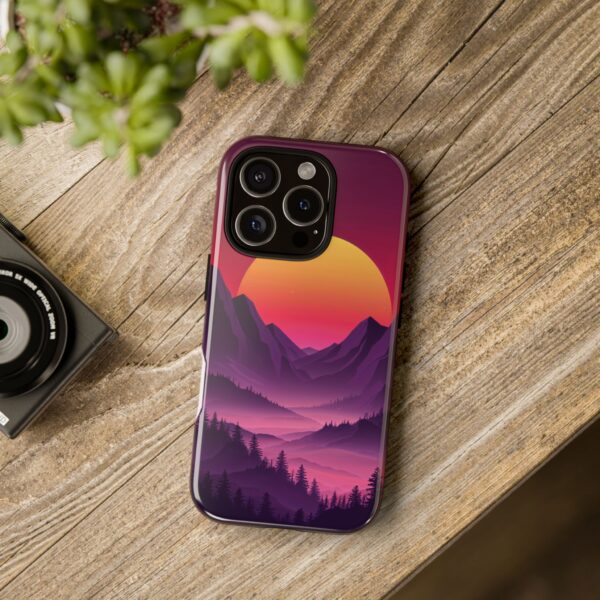 Mountain Sunset Phone Case - Tough Cases for Nature Lovers