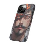 Fiery Design, Anime Style, Unique Cell Phone Accessory, Strong and Stylish