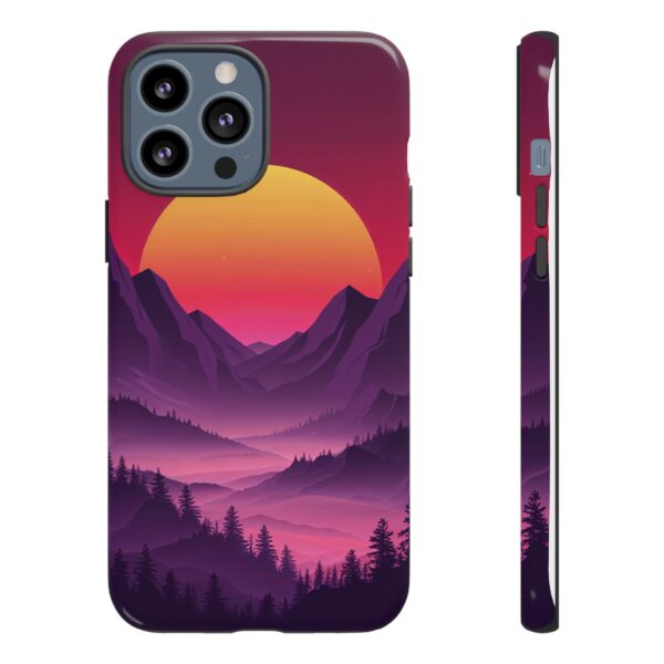 Mountain Sunset Phone Case - Tough Cases for Nature Lovers
