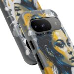 Vibrant, Artistic Tough Phone Case, Modern Art, Smartphone Accessories