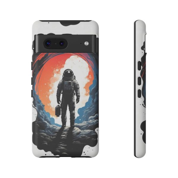 Astronaut Case, Tough Phone Cover, Galaxy Art Protector, Space Lover Gift, Unique Mobile Accessory