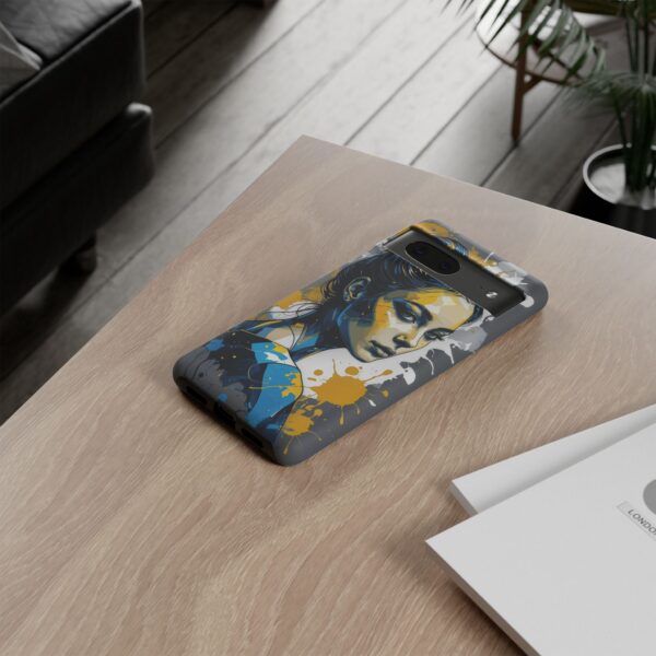 Vibrant, Artistic Tough Phone Case, Modern Art, Smartphone Accessories