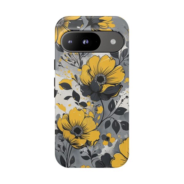 Floral Phone Case, Yellow Flower Design, Stylish Phone Protection