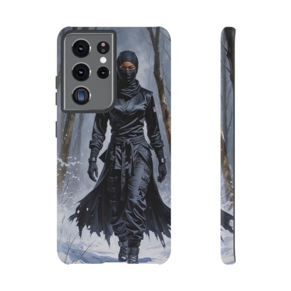 Artistic Phone Case, Ninja Aesthetic, Unique Smartphone Cover, Adventurous Spirit