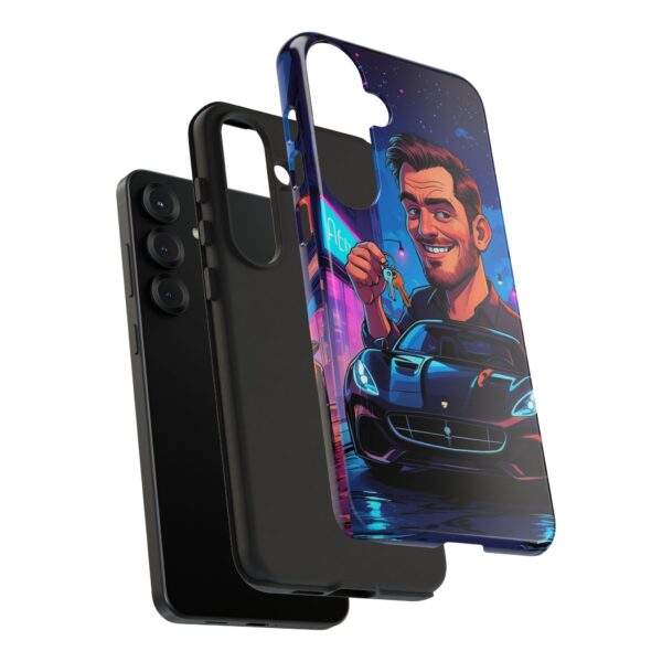 Stylish Car Enthusiast Phone Case with Key Design