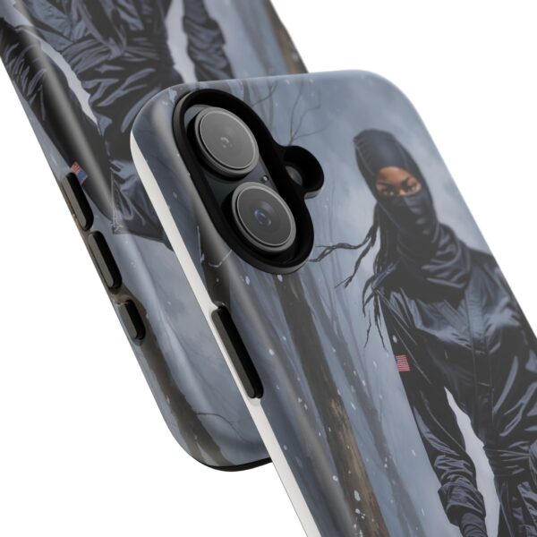 Artistic Phone Case, Ninja Aesthetic, Unique Smartphone Cover, Adventurous Spirit