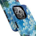 Dog-Themed Phone Case, Whimsical Pet Lover Case, Cute Animal Accessory, Nature Scene Protection, Gift for Dog Owners
