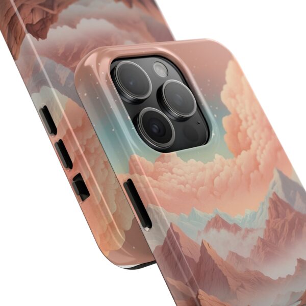 Mountain Reflection Tough Phone Case - Nature-Inspired Design for Adventurers