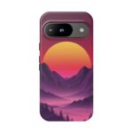 Mountain Sunset Phone Case - Tough Cases for Nature Lovers