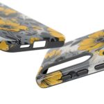 Floral Phone Case, Yellow Flower Design, Stylish Phone Protection