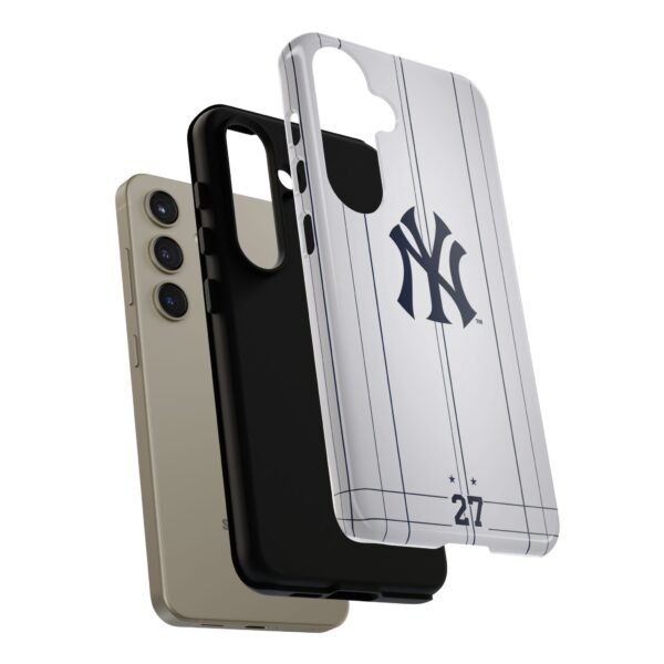New York Yankees Pinstripe Tough Phone Case — MLB Logo Protective Phone Cover