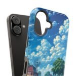 Dog Walking Countryside Magnetic Phone Case
