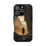 Cinematic Mountain Cave Adventure Magnetic Phone Case