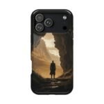 Cinematic Mountain Cave Adventure Magnetic Phone Case