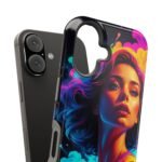 Vibrant Neon Woman Magnetic Phone Case