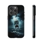 Ship in Storm Phone Case — Dark Nautical Ocean Waves Protective Cover