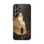 Phone Case — Lone Traveler Cave Silhouette Sunset