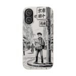 Biodegradable Phone Case – Japanese Manga City Street Design