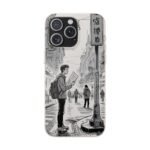 Biodegradable Phone Case – Black and White Urban Street