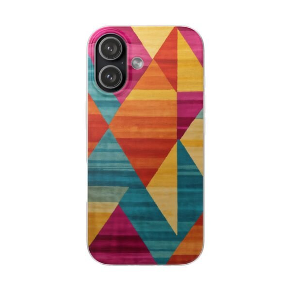 Colorful Geometric Abstract Flexi Phone Case