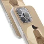 Phone Case — Desert Sunset Wanderer Clear Flexi Case