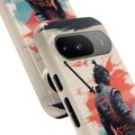 Samurai Warrior Phone Case — Artistic Sumi-E Style iPhone & Android Protective Cover