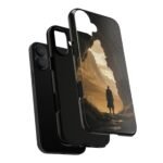 Phone Case — Lone Traveler Cave Silhouette Sunset