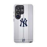 New York Yankees Pinstripe Tough Phone Case — MLB Logo Protective Phone Cover