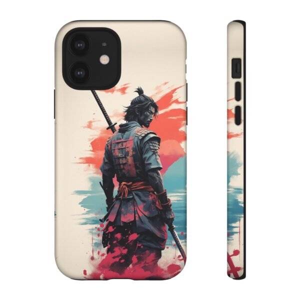 Samurai Warrior Phone Case — Artistic Sumi-E Style iPhone & Android Protective Cover