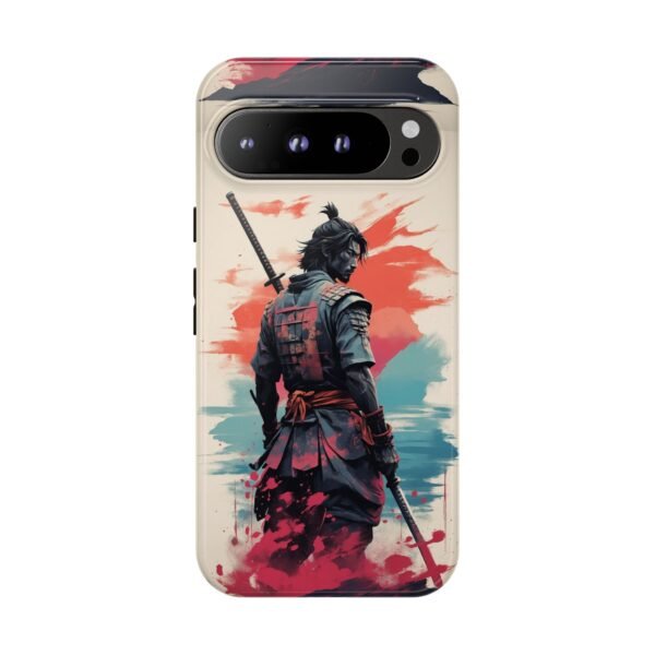 Samurai Warrior Phone Case — Artistic Sumi-E Style iPhone & Android Protective Cover