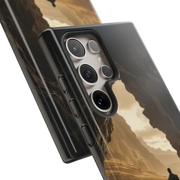 Phone Case — Lone Traveler Cave Silhouette Sunset