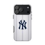 New York Yankees Pinstripe Tough Phone Case — MLB Logo Protective Phone Cover
