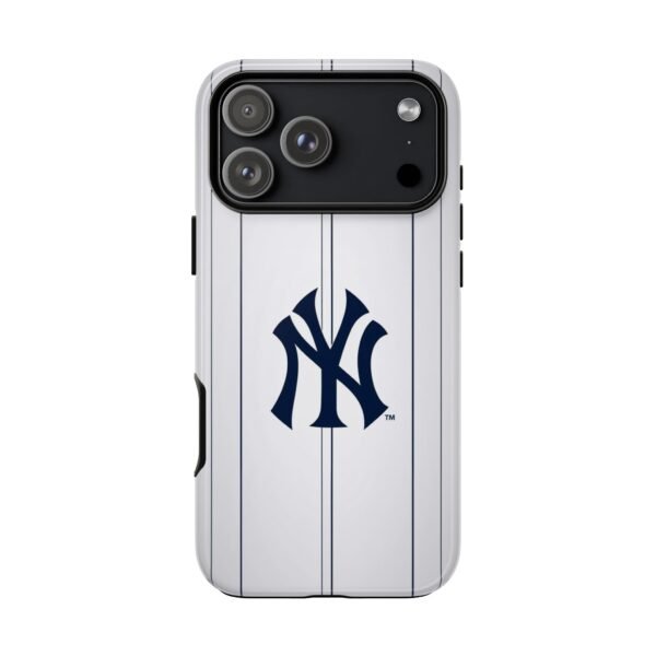 New York Yankees Pinstripe Tough Phone Case — MLB Logo Protective Phone Cover