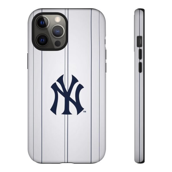 New York Yankees Pinstripe Tough Phone Case — MLB Logo Protective Phone Cover