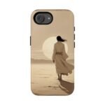 Desert Wanderer Phone Case — Sunset Silhouette iPhone Cover