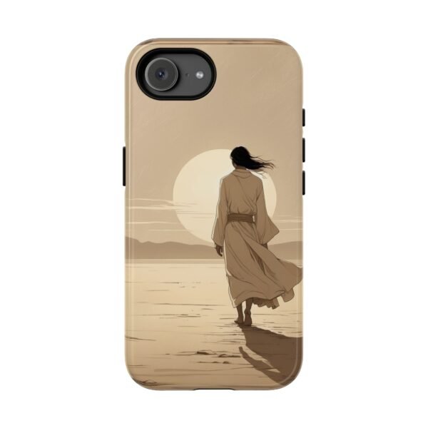 Desert Wanderer Phone Case — Sunset Silhouette iPhone Cover