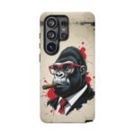 Gorilla Smoking Cigar Phone Case — Tough Businessman Design