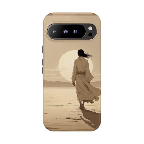 Desert Wanderer Phone Case — Sunset Silhouette iPhone Cover