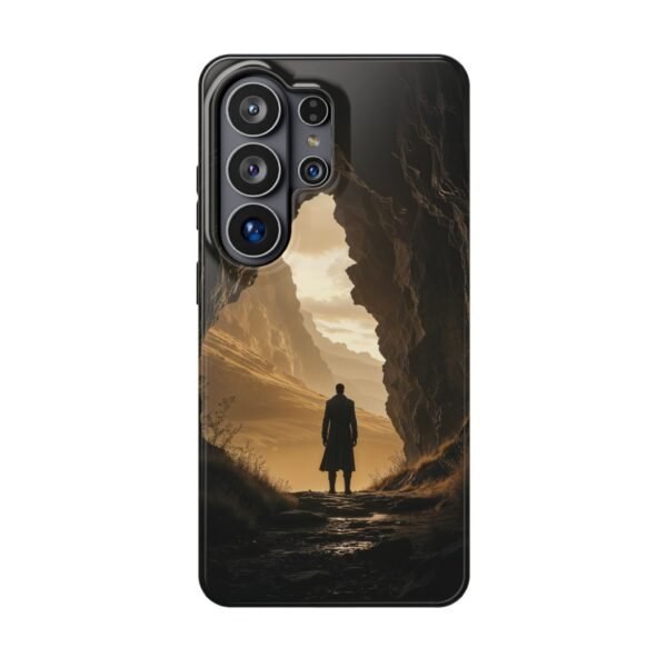 Cinematic Mountain Cave Adventure Magnetic Phone Case