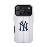 New York Yankees Pinstripe Tough Phone Case — MLB Logo Protective Phone Cover