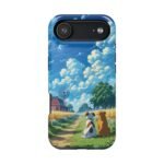 Dog Walking Countryside Magnetic Phone Case