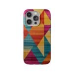 Colorful Geometric Abstract Flexi Phone Case