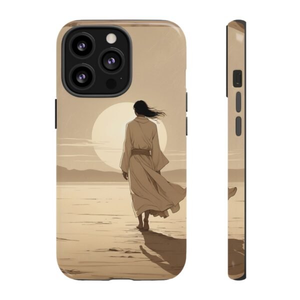 Desert Wanderer Phone Case — Sunset Silhouette iPhone Cover