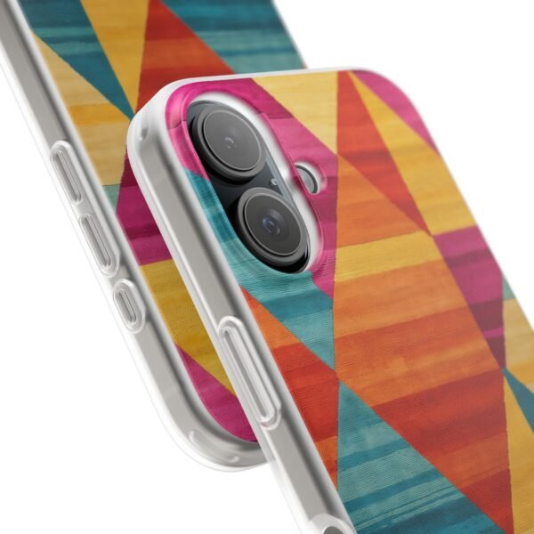 Colorful Geometric Abstract Flexi Phone Case