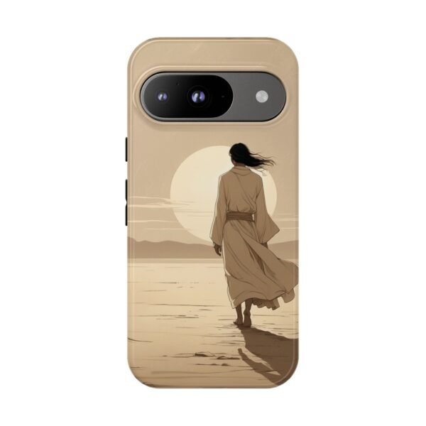 Desert Wanderer Phone Case — Sunset Silhouette iPhone Cover
