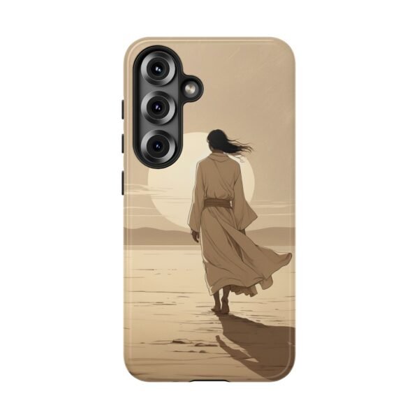 Desert Wanderer Phone Case — Sunset Silhouette iPhone Cover