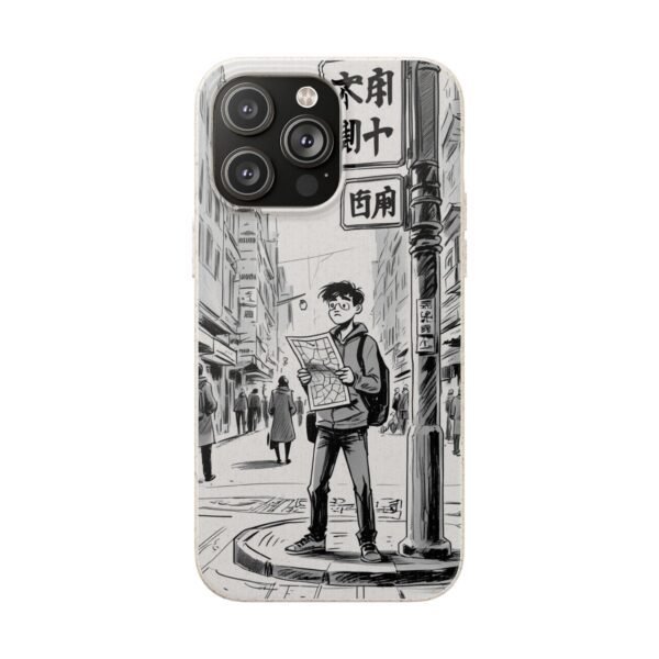 Biodegradable Phone Case – Japanese Manga City Street Design