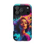 Vibrant Neon Woman Magnetic Phone Case